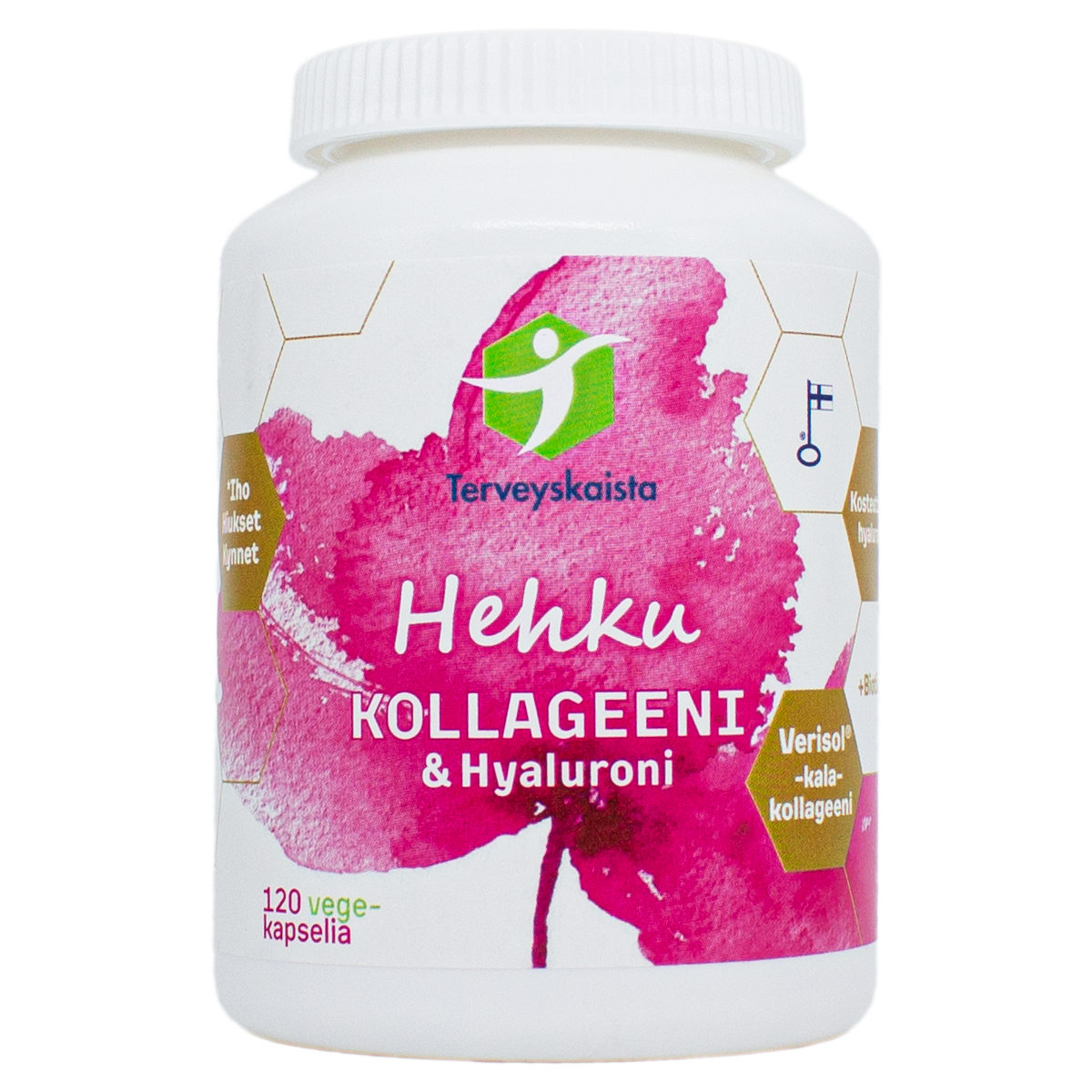 Terveyskaista Hehku Kollageeni&Hyaluroni 120 kaps