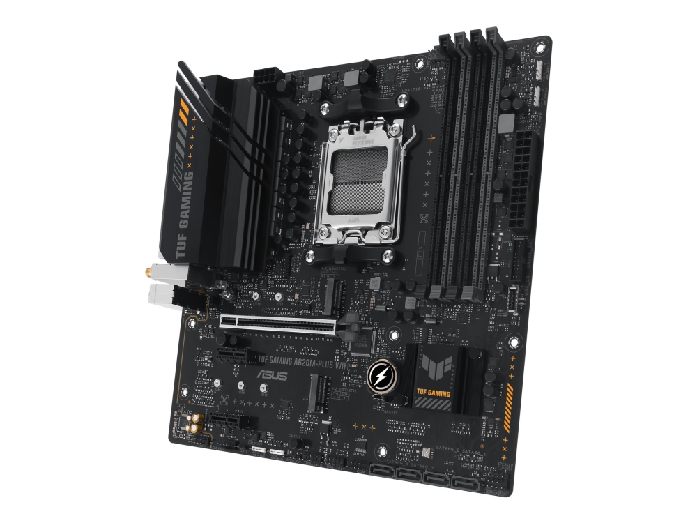 ASUS TUF GAMING A620M-PLUS WIFI Emolevy - AMD A620 - AMD AM5 - DDR5 RAM - Micro-ATX