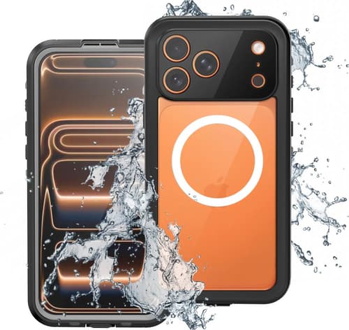 Armor-x Waterproof Case & Magnetic Case Iphone 17 Pro Max Musta