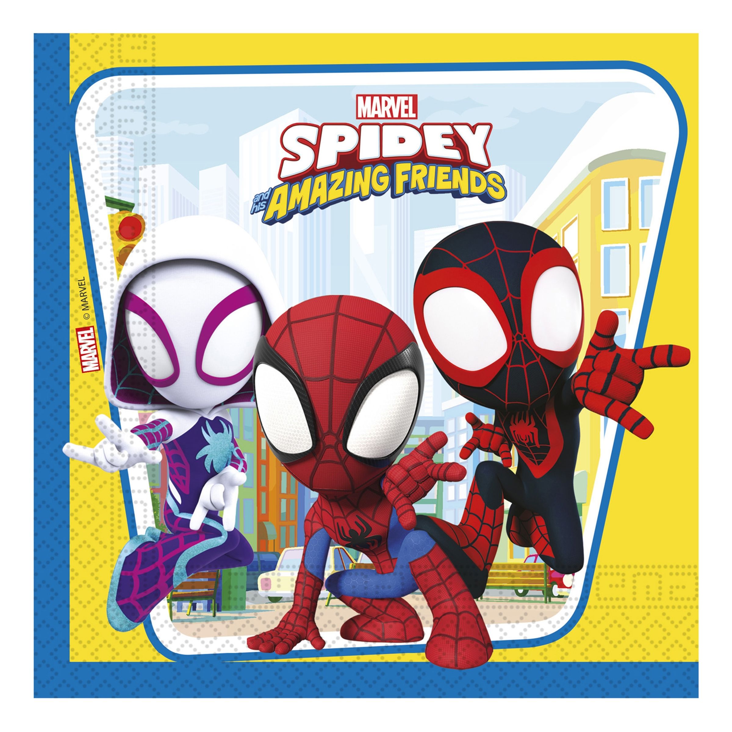 Lautasliinat Spidey & Hänen Fantastiset Ystävänsä - 20-pakkaus
