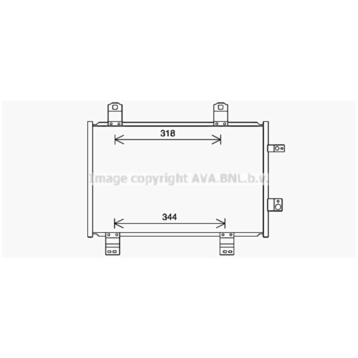 Lauhdutin, ilmastointilaite AVA COOLING SYSTEMS MZ5284