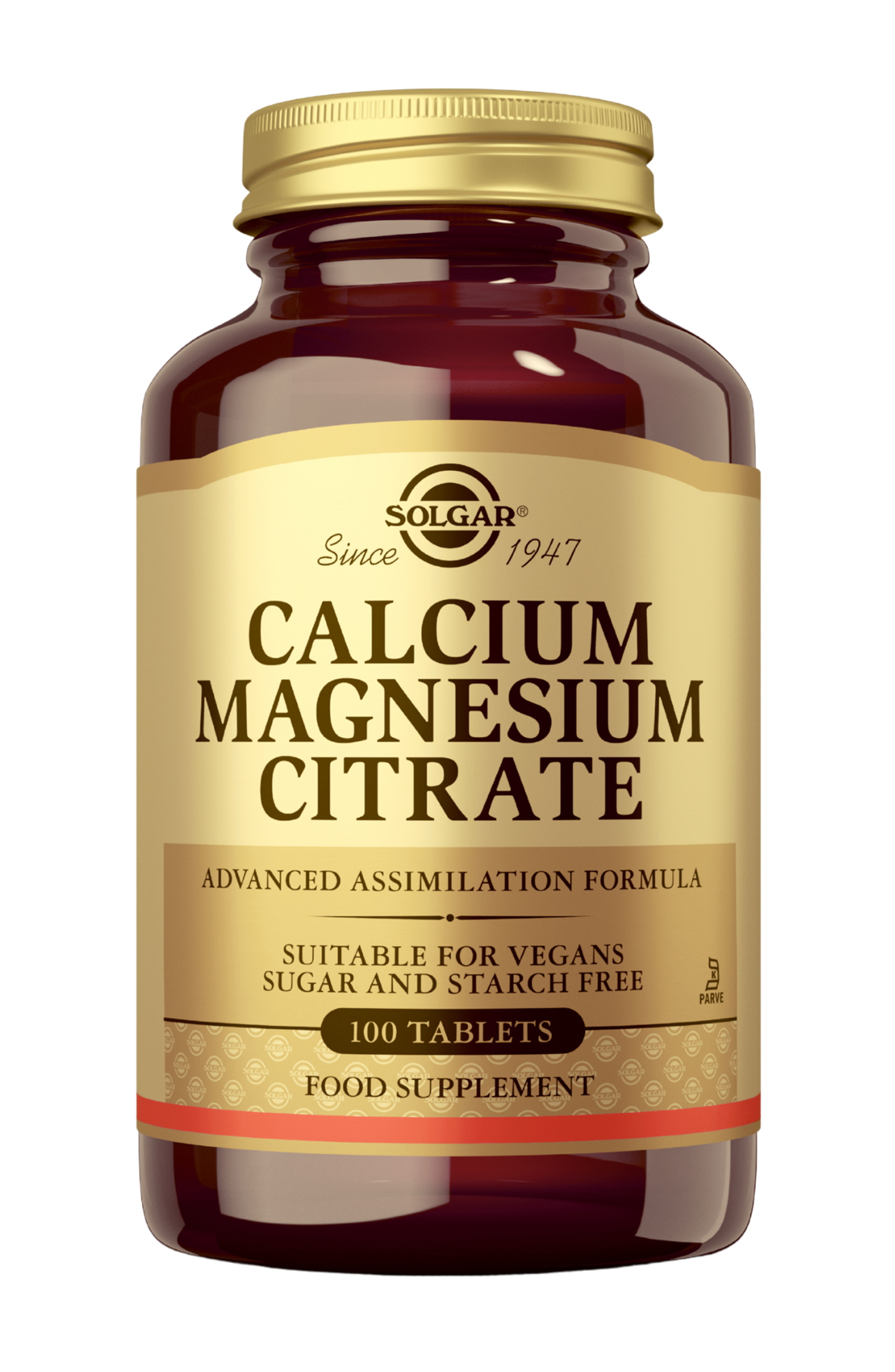 Solgar Kalsium-magnesiumsitraatti 100 tabl 100 tabl