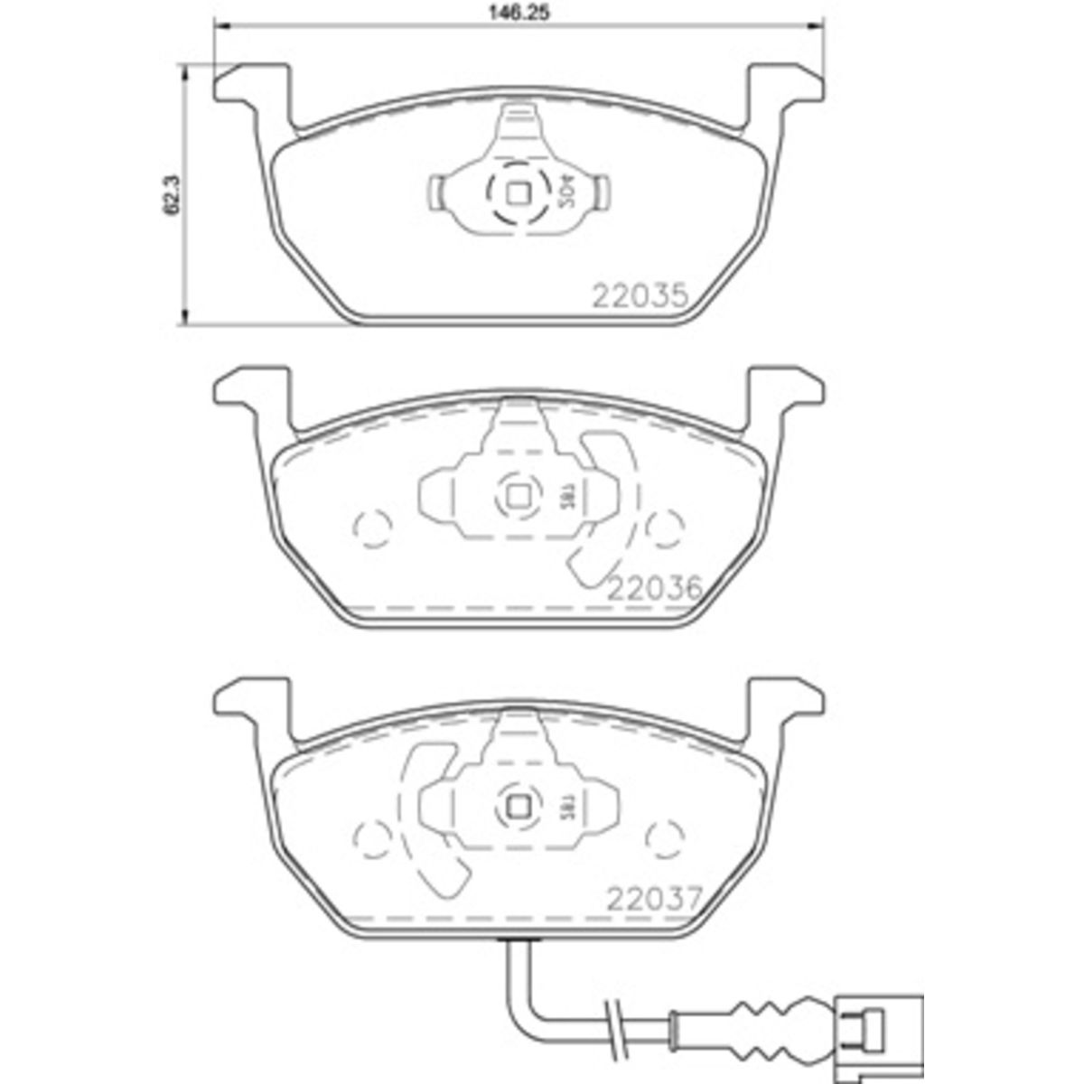 Jarrupalat, levyjarru BREMBO P 85 137X