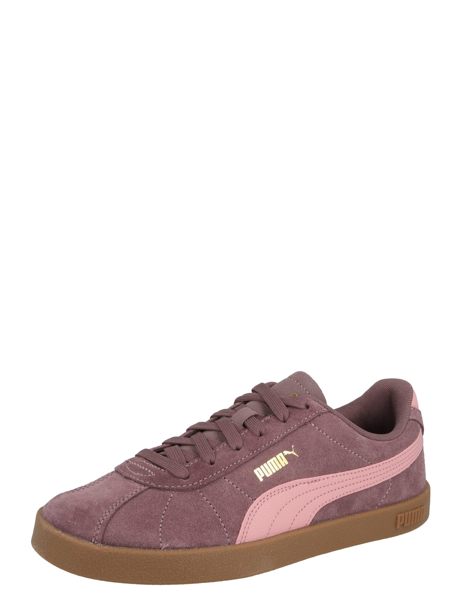 PUMA Matalavartiset tennarit 'Club II' suklaa / roosa