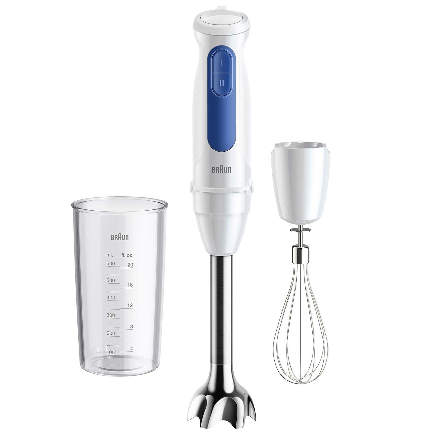 Braun MultiQuick 3 MQ30051M 900 W -sauvasekoitinsarja, sininen/valkoinen