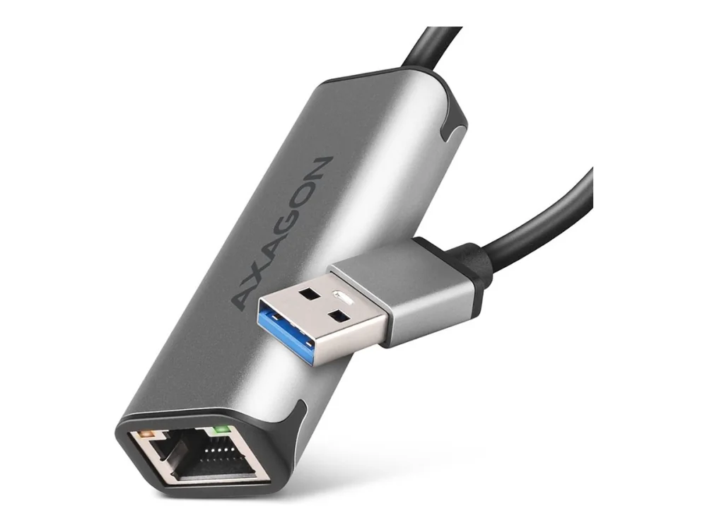 AXAGON ADE-25R USB 3.2 -verkkosovitinkaapeli - USB Type-A, RJ45