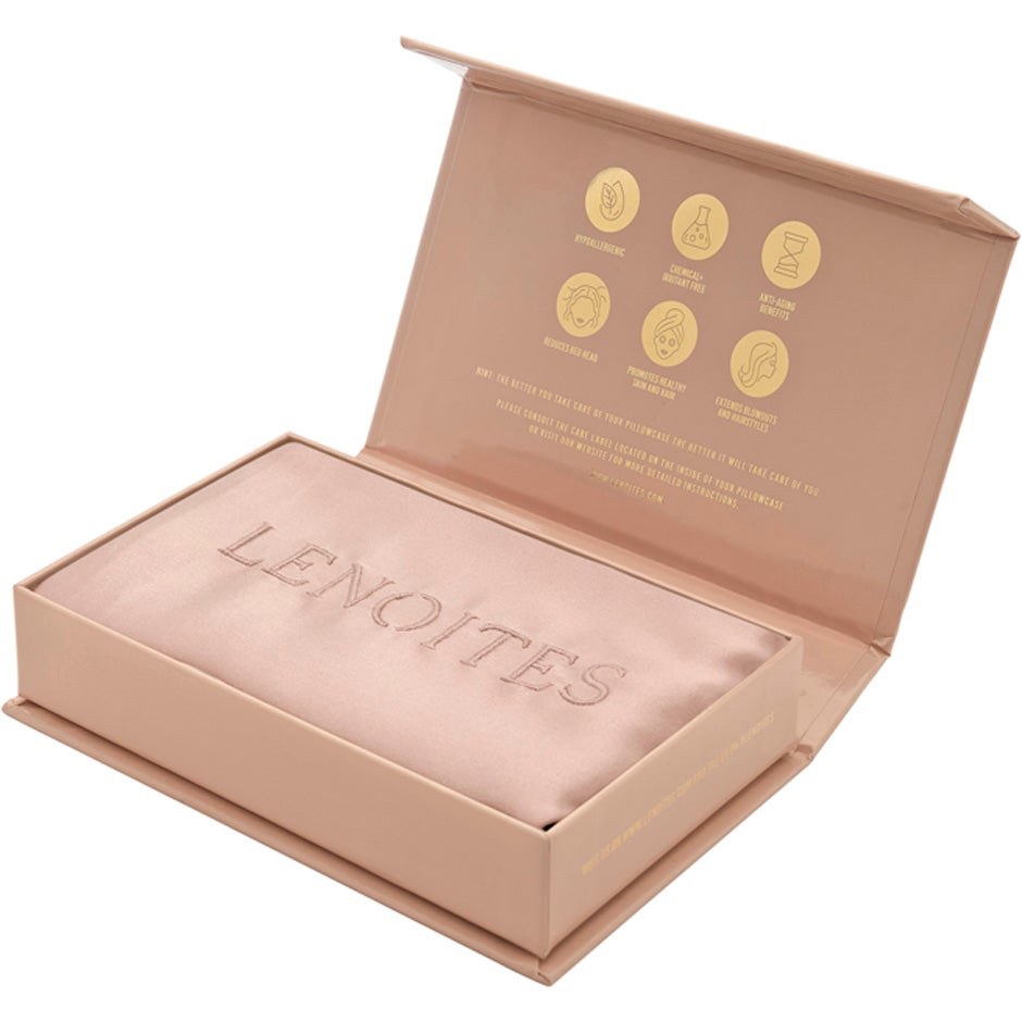 Lenoites Mulberry Silk Pillowcase Pink, 50x60 cm - 1 pcs