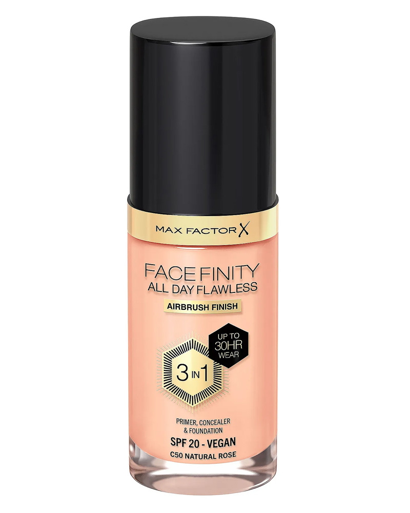 Max Factor All Day Flawless 3in1 Foundation 50 Natural Rose