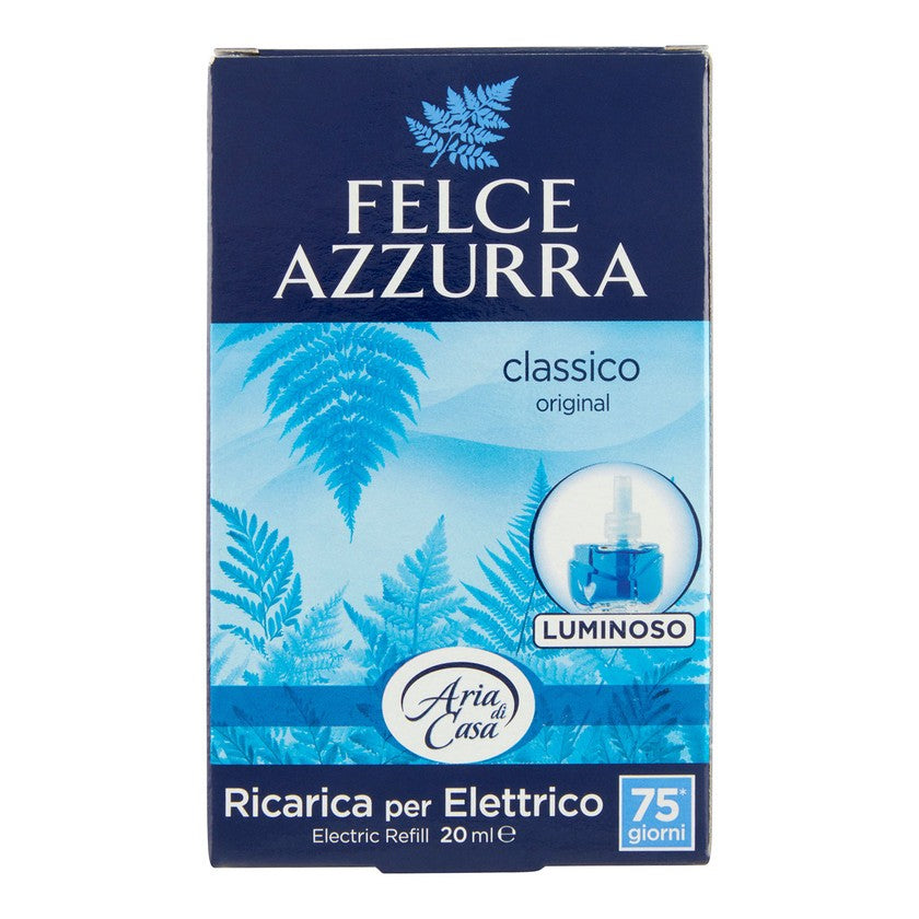 Felce Azzurra Ricarica Diffusore Elettrico Luminoso Per Ambiente Talco Classico — Ricarica diffusore