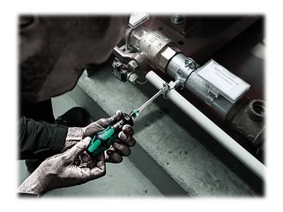 Wera Kraftform Kompakt Turbo - Ruuvimeisselin kahva - 146 mm - 6,35 mm
