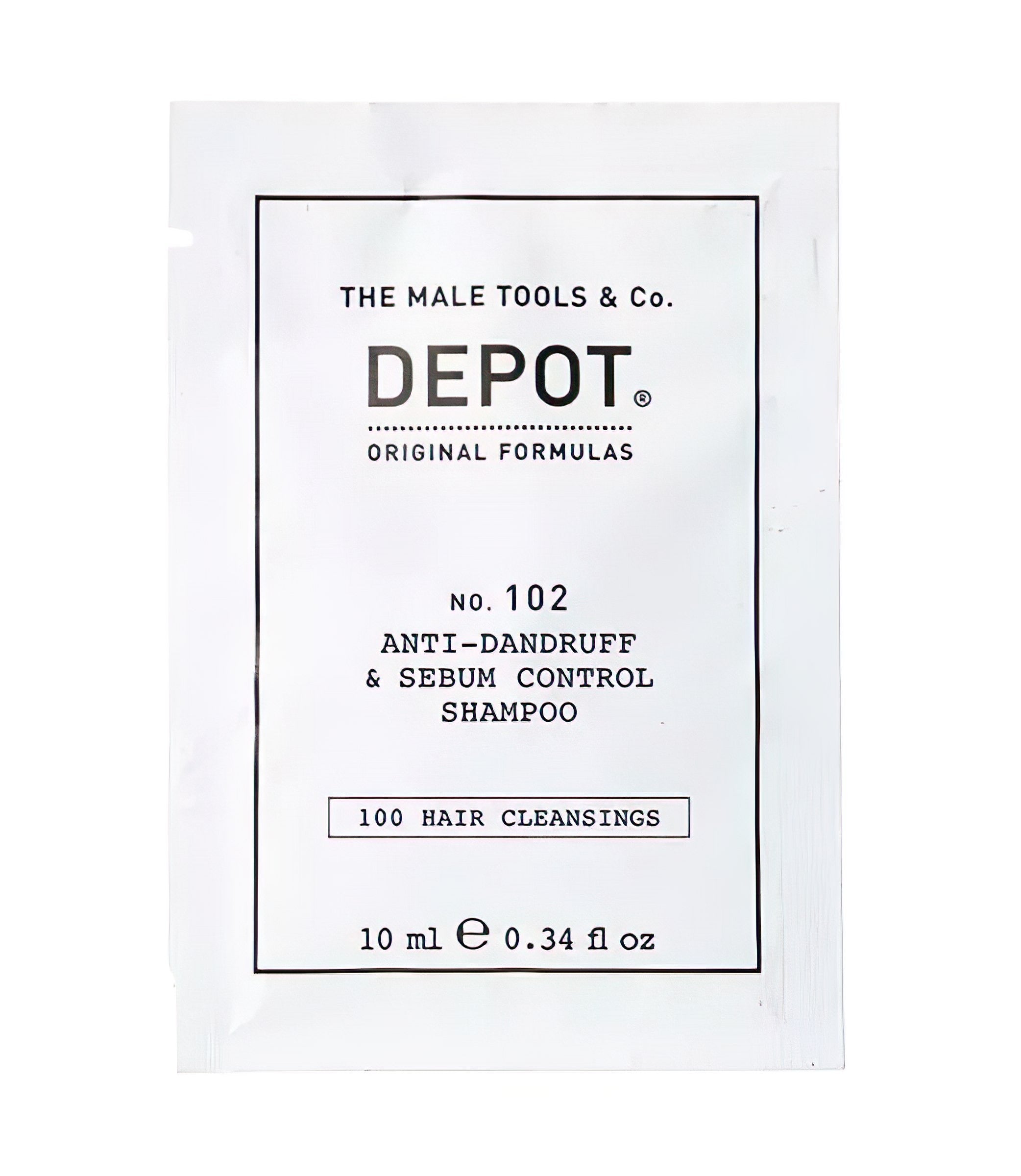 Depot 100 No. 102 Botanical Complex Anti-dandruff & Sebum Control Shampoo 10 ml
