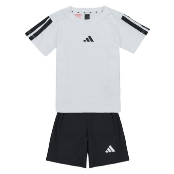 ADIDAS SPORTSWEAR Treenipuku 'Essentials' musta / valkoinen