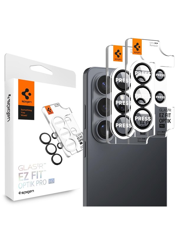 Spigen Glas.Tr Ez Fit Optik Pro HD Kamera Cover 2-pack hameet Samsung Galaxy S26 Ultra - Juodas