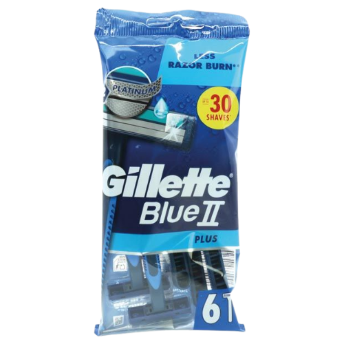 Gillette Blue II Plus Kertakäyttöiset Partahöylät - 6 kpl