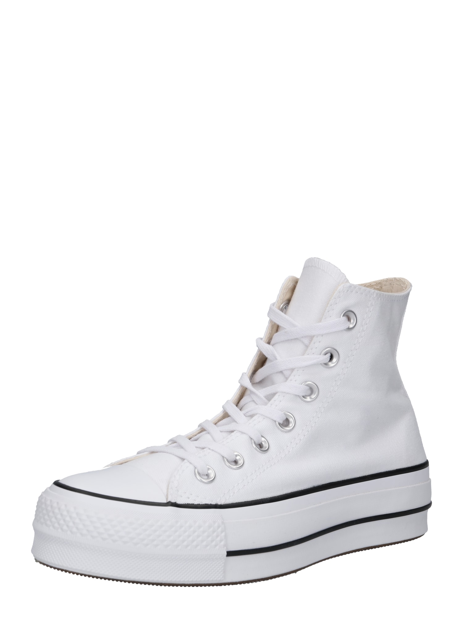 CONVERSE Korkeavartiset tennarit 'Chuck TayIor All Star Lift Platform'  musta / valkoinen