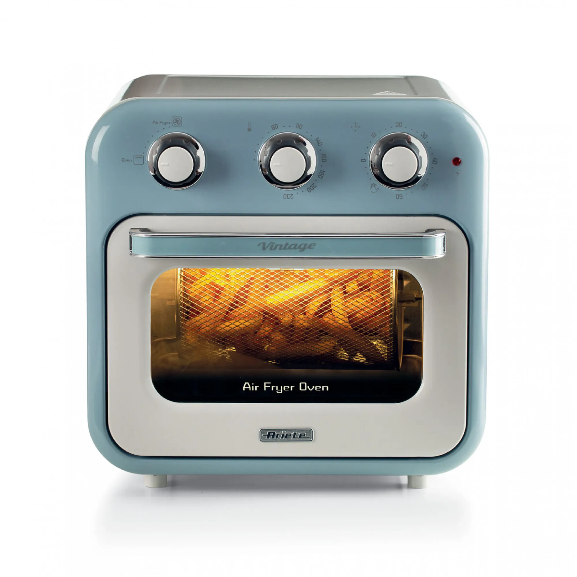 Ariete Vintage 4632BL, 16 l, 1400 W, airfryer, Light Blue