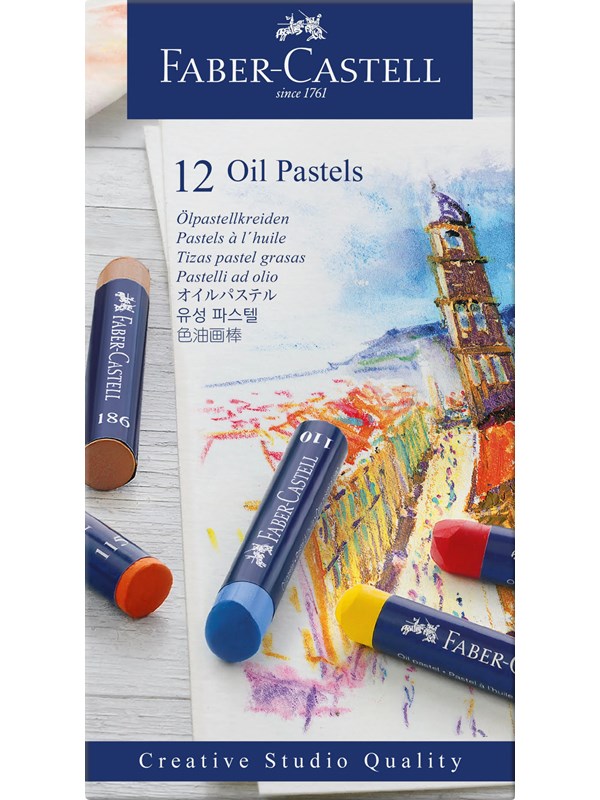 Faber-Castell Oil pastel cray. box of 12