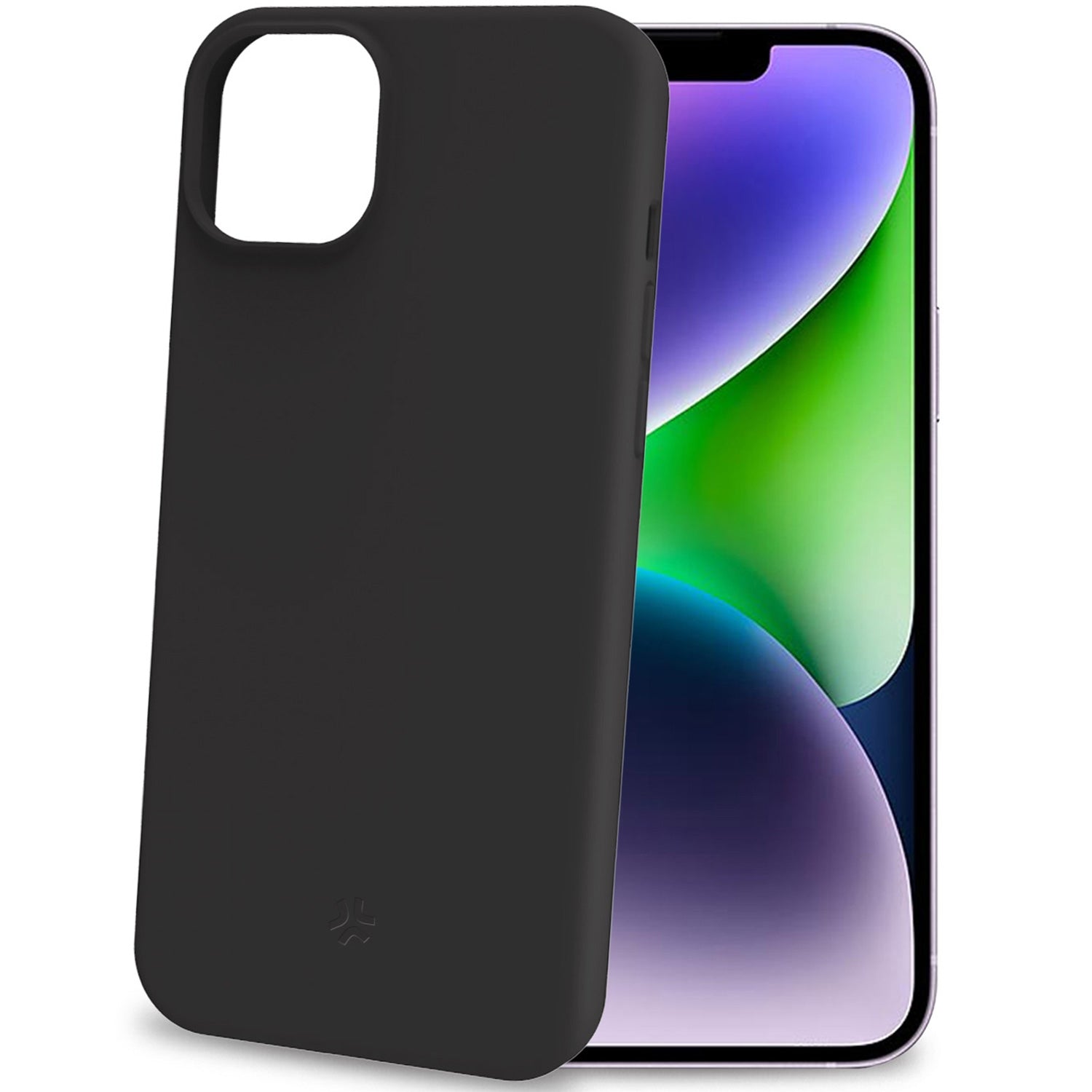 Celly Cromo Soft rubber case iPhone 15 Plus Svart