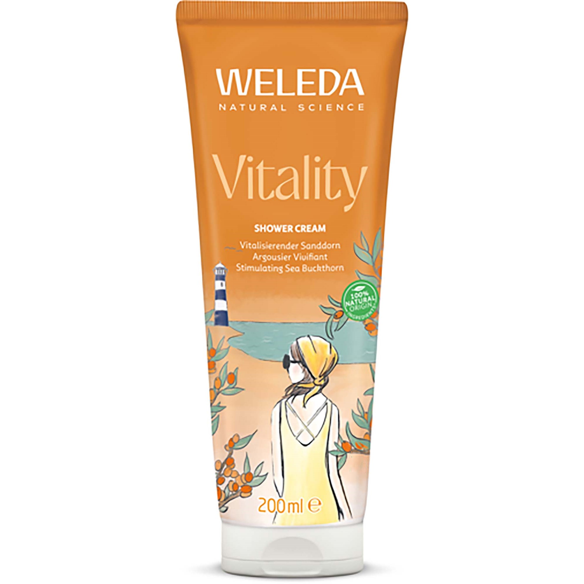 Weleda Vitality Shower Cream Sea Buckthorn 200 ml