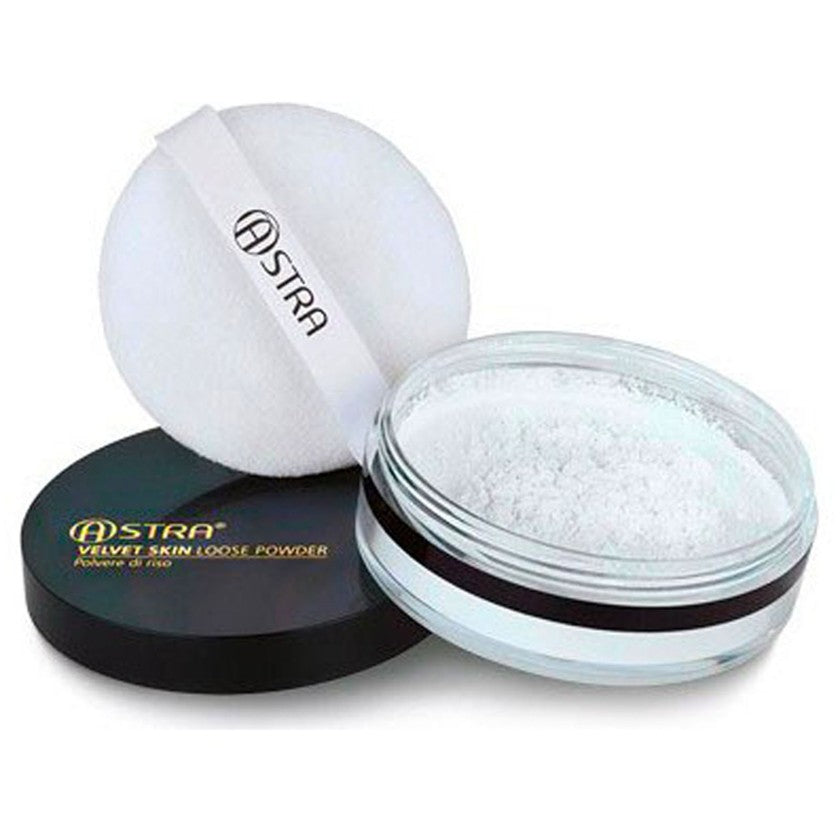 Velvet Skin Loose Powder Riisipuuteri - Meikkipohja