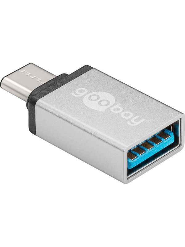 Goobay USB-C - A 3.0 -adapteri, hopea