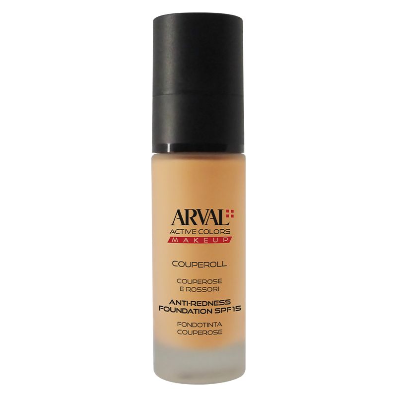Arval Active Colors Couperoll Anti-Redness Foundation SPF15 — punoitusta estävä meikkivoide 01 Lämmin Beige 30 ml