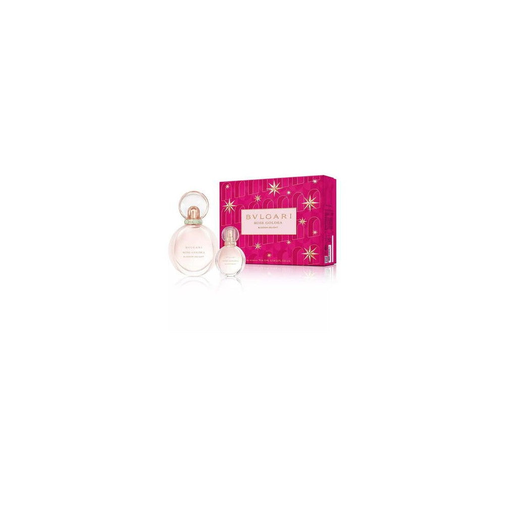 Sarja Bvlgari: Rose Goldea Blossom Delight 2020 Eau De Parfum naisille 75 ml + Rose Goldea Blossom Delight 2020 Eau De Parfum naisille 15 ml *Pienoism