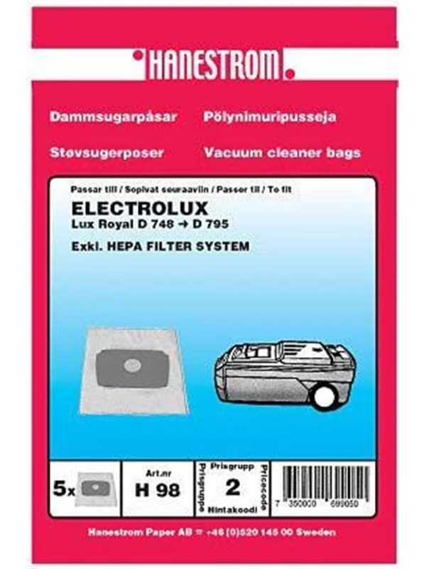 Haneström Pölypussit, mikrokuitu, 5kpl. DU12018 Vastaa: N/A