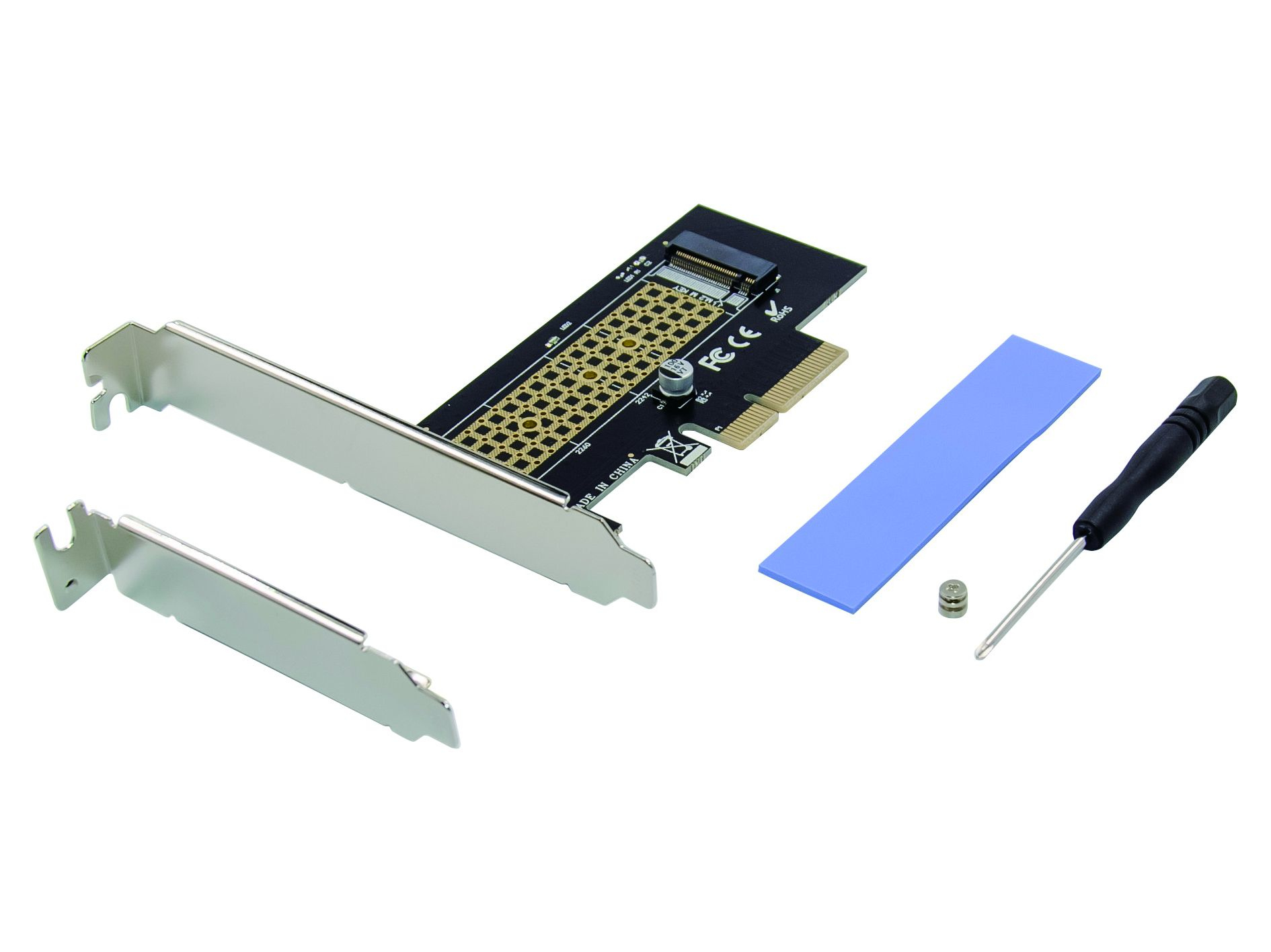 PCI Express Card M.2 NVMe SSD PCIe Adapter