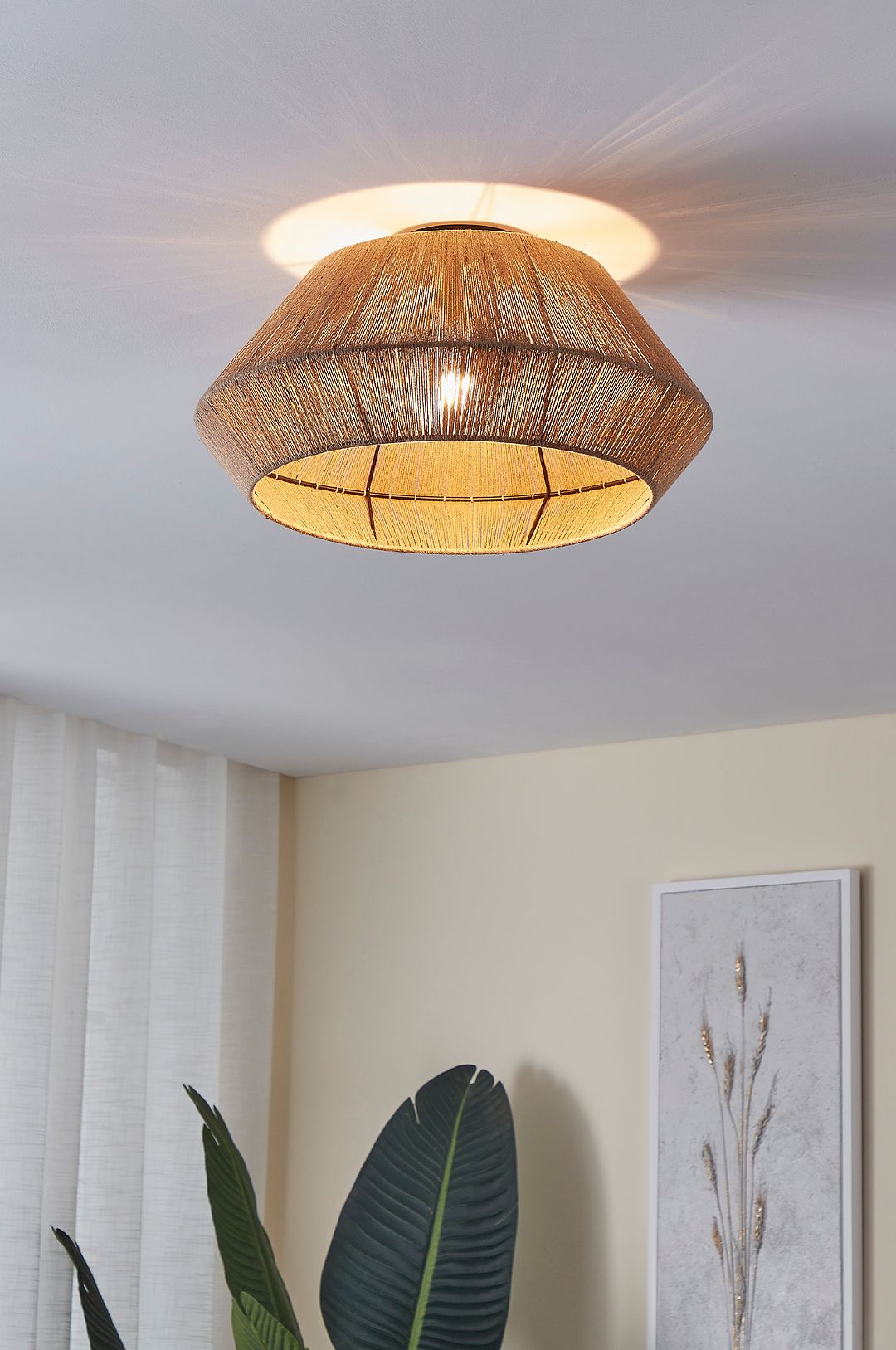 EGLO ALDERNEY ceiling lamp natural