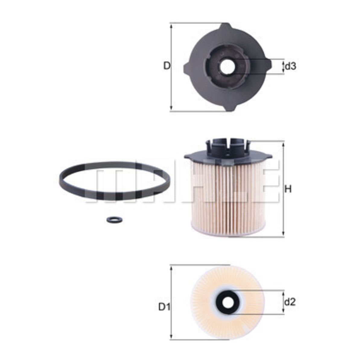 Polttoainesuodatin MAHLE KX 265D