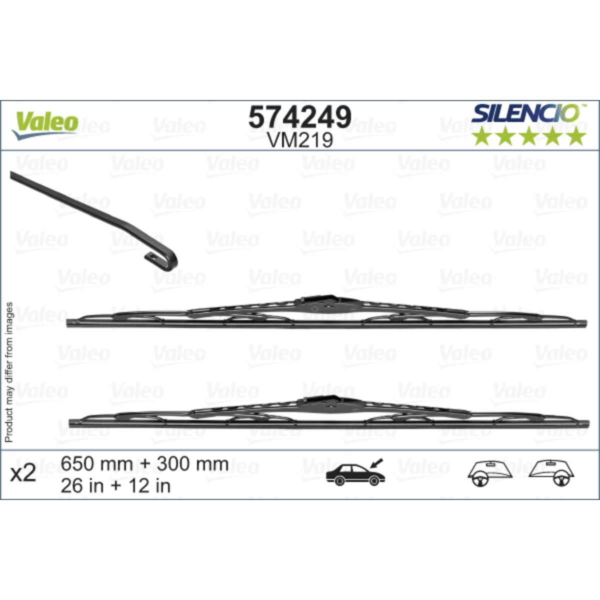 Pyyhkijänsulka VALEO 574249