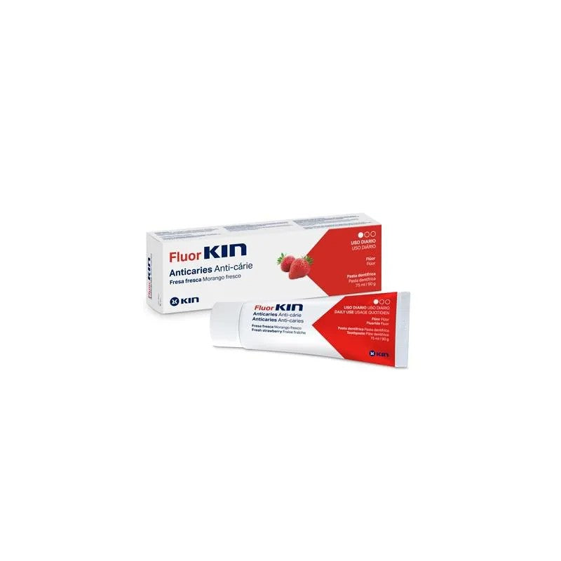 Fluorkin Strawberry Anti-Caries Paste 75ml