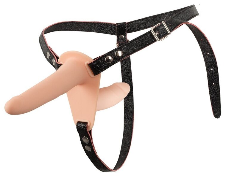 Värisevä tupla strap-on