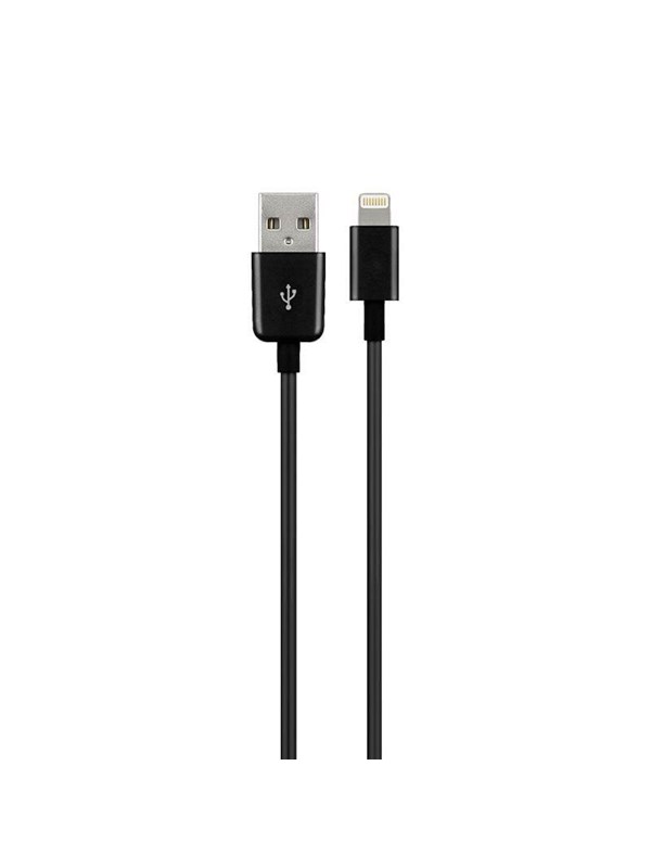 Goobay Lightning USB-kabel för laddning och synkronisering, 0,5 m, svart MFi-kabel för Apple iPhone/iPad