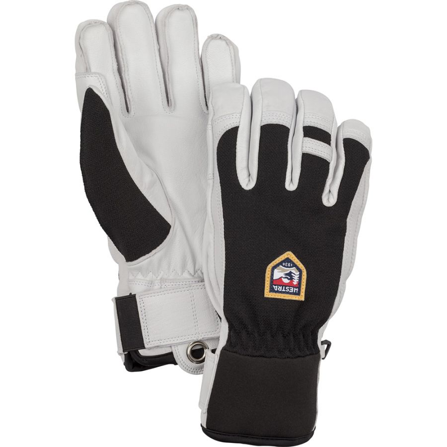 Hestra Army Leather Patrol hiihtohanskat, musta