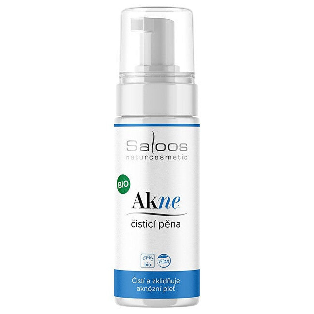Saloos AcNO syväpuhdistava mousse ongelma-iholle, akne 150 ml