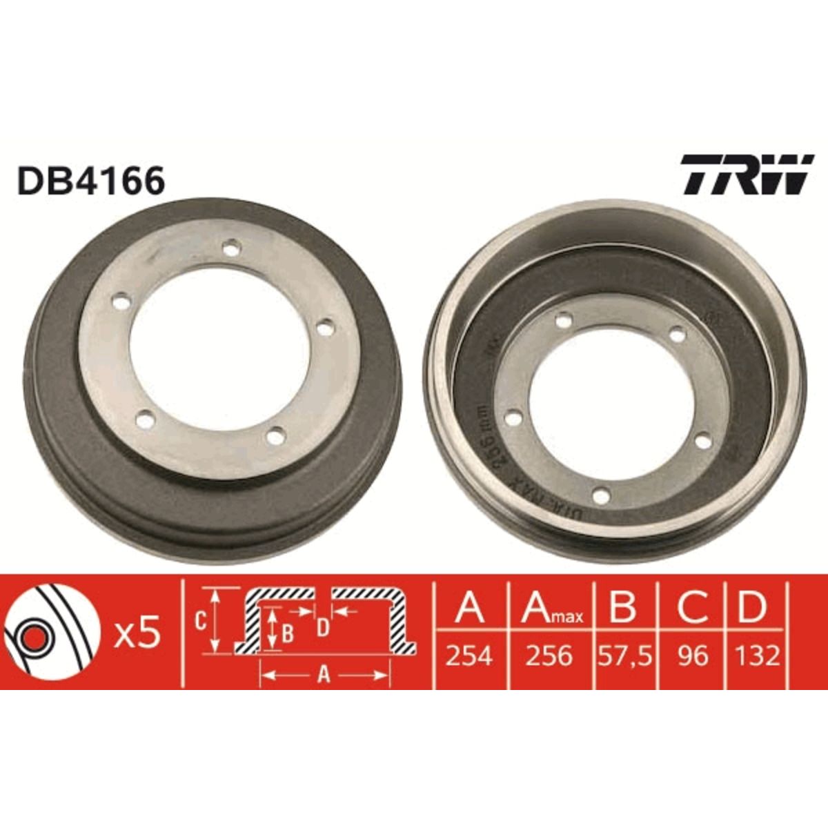 Jarrurumpu TRW DB4166