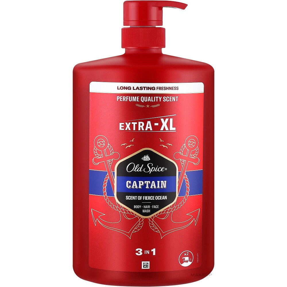 Old spice Captain suihkugeeli + shampoo - 1000 ml