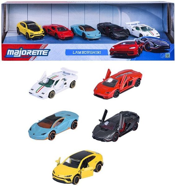 Majorette Lamborghini 5-osainen lahjapakkaus