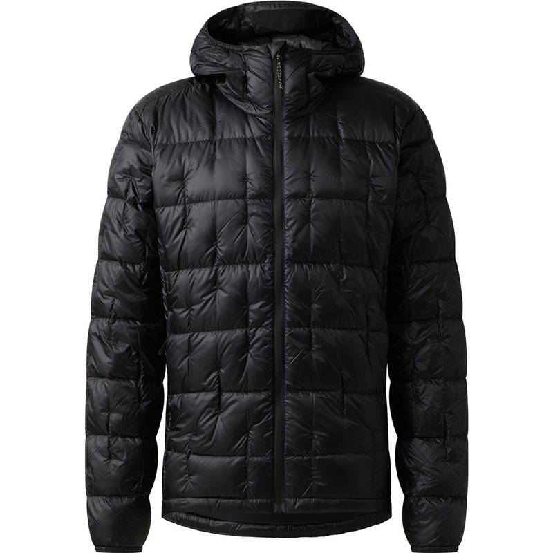 Haglöfs Hede Down Hood Men True Black - L