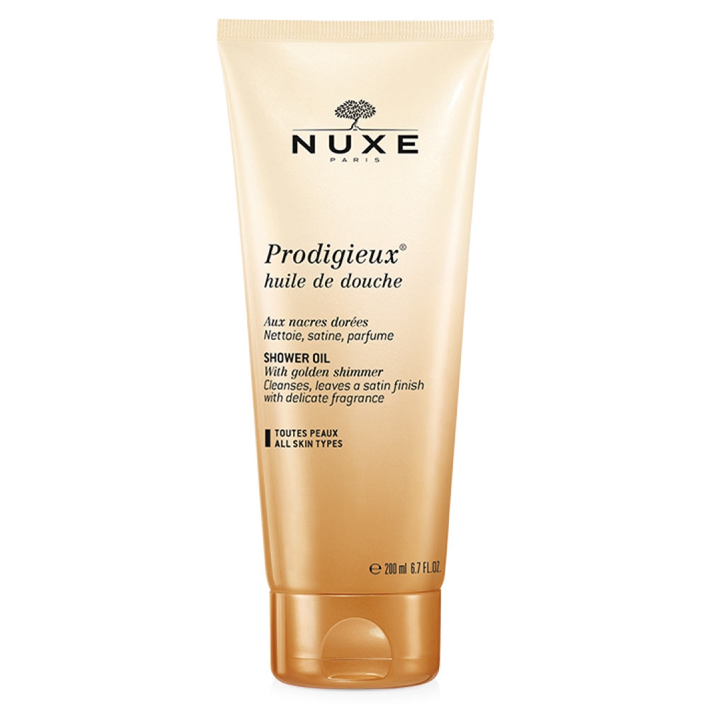 Nuxe Prodigieux Shower Oil With Golden Shimmer - 200 ml
