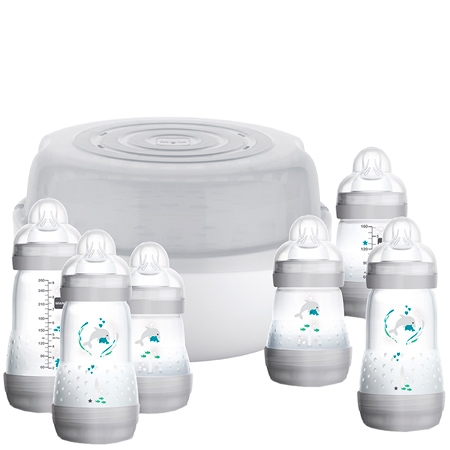 MAM Easy Start sterilointilaite ja pullosetti