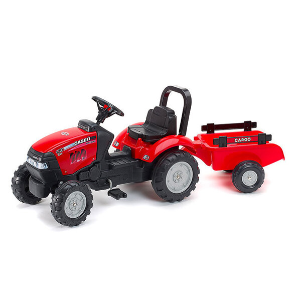 Polkutraktori ja perävaunu Case IH Maxxum 130 CVX, Falk Toys