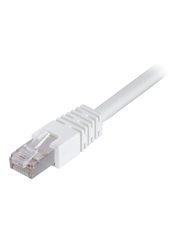 DELTACO F/UTP Cat6 laitekaapeli, 30m, valkoinen