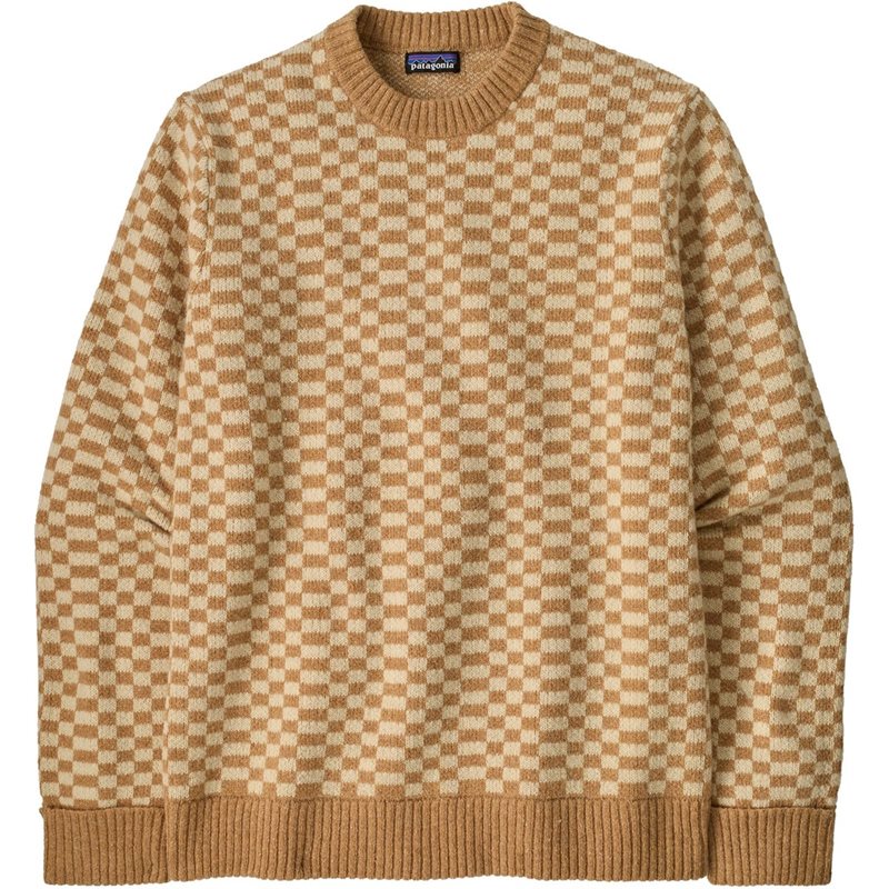 Patagonia M's Recycled Wool-Blend Sweater Finned: Talon Gold - S