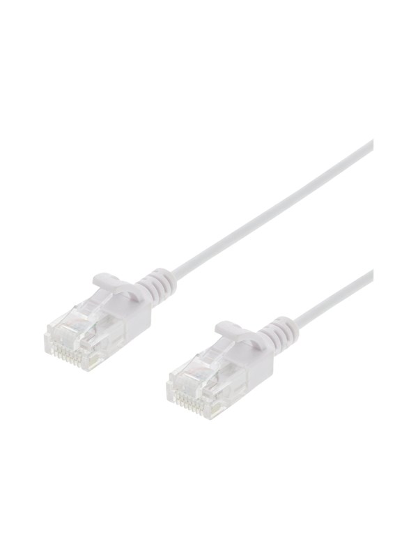 Deltaco Cat6 U/UTP RJ45 1.5m -verkkokaapeli, valkoinen