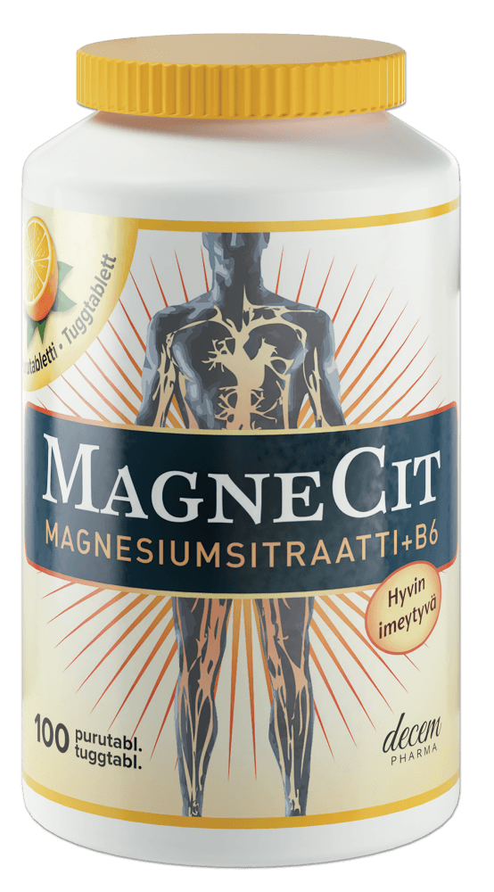 MagneCit purutabletti 100 kpl