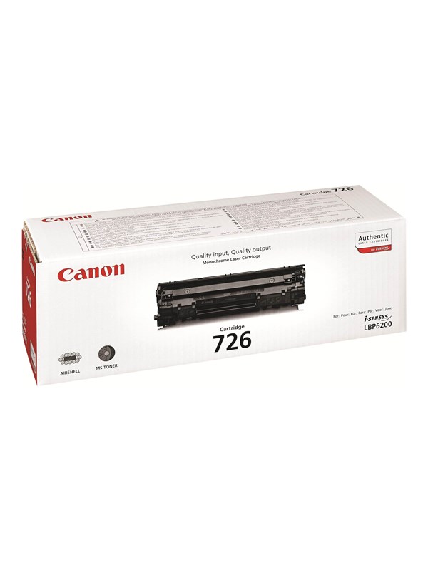 Canon Värikasetti Musta 726, 2.1k - Lbp-6200d