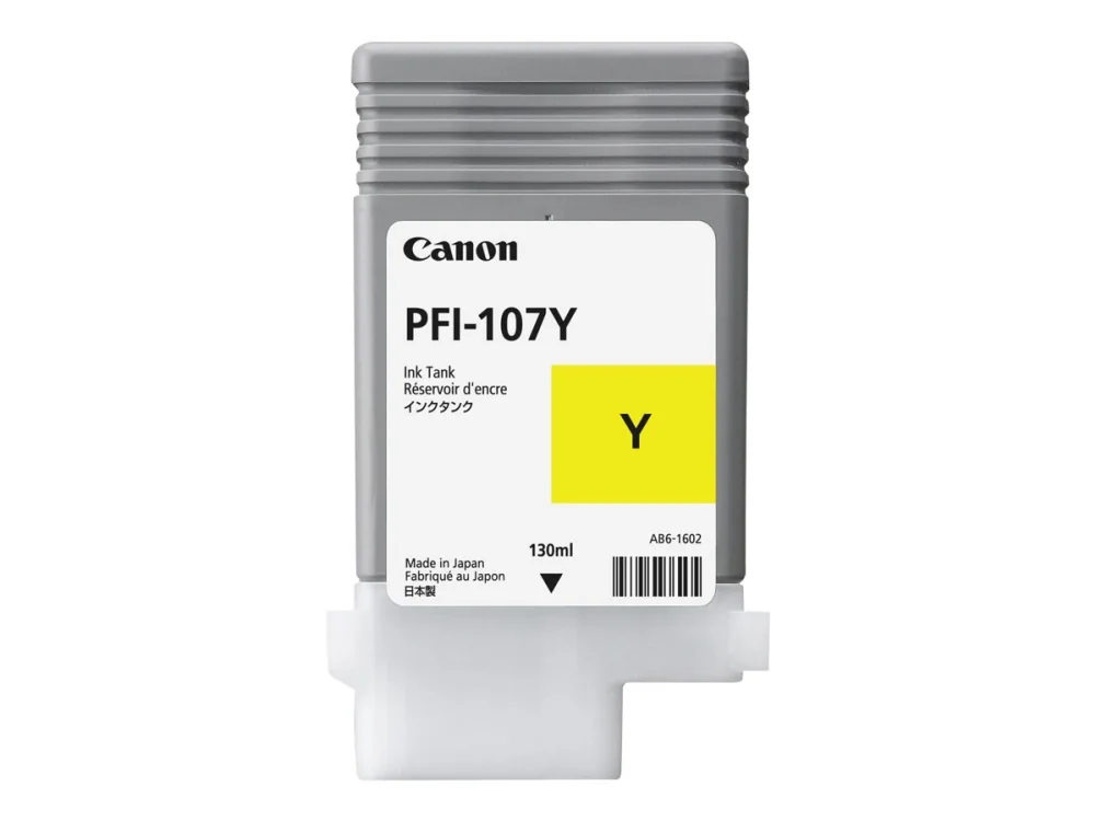 Canon Muste Keltainen Pfi-107y